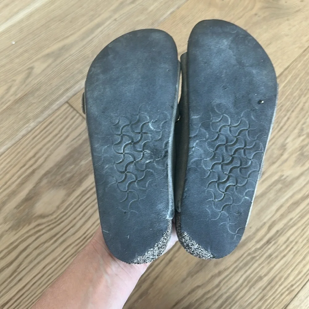 Birkenstock Kids Suede Sandals - taupe 34 kids 3